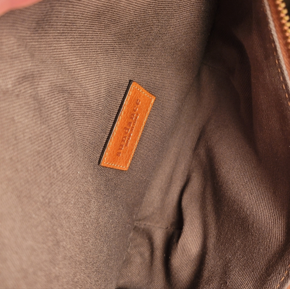 🌻 Sundance leather and suede belt or around the body bag, purse made in Italy. - Picture 14 of 15